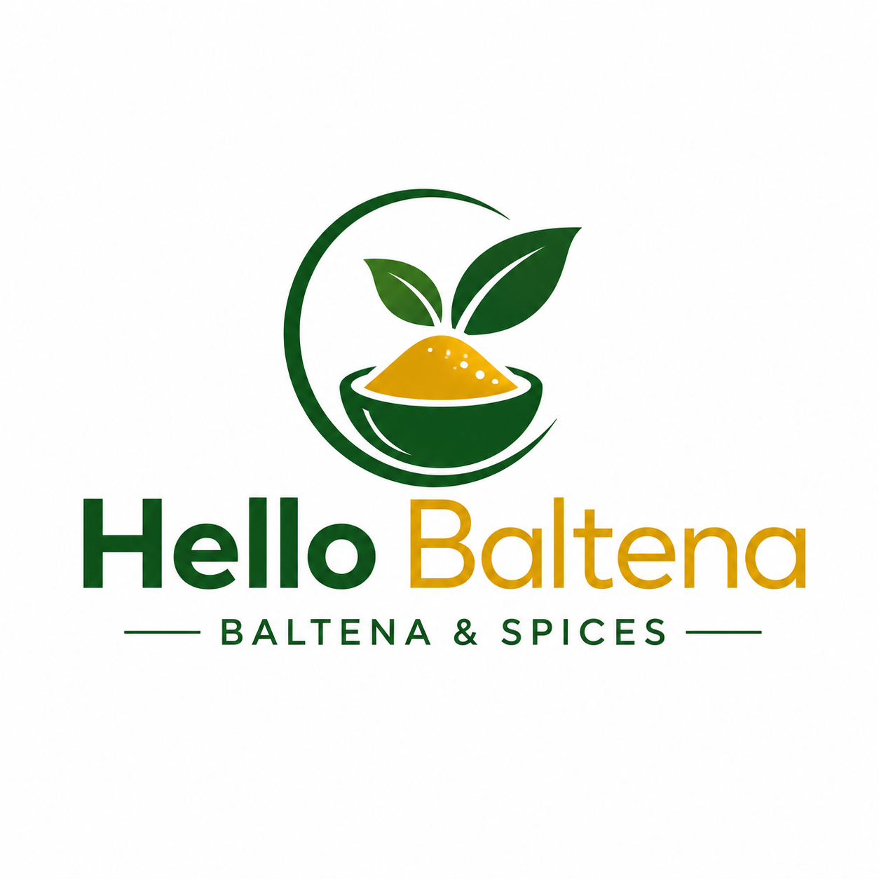 Hello Baltena Spices Official Crest Logo